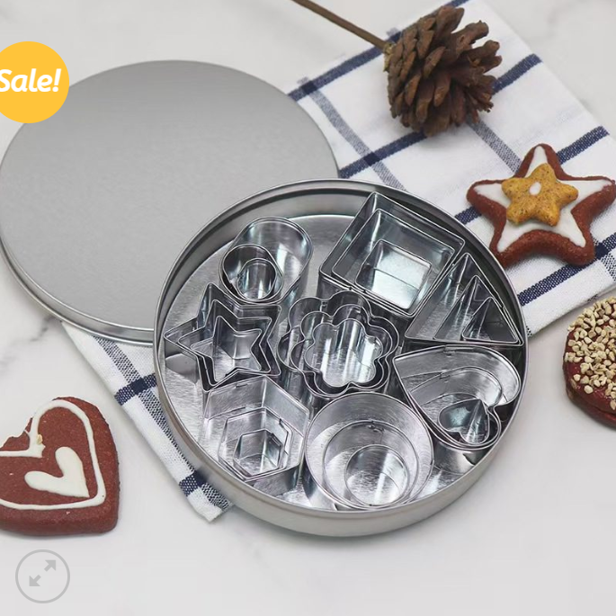 Ultimate Stainless Steel Magic Mold Set – 30 Tools, 10 Shapes for Clay and Baking