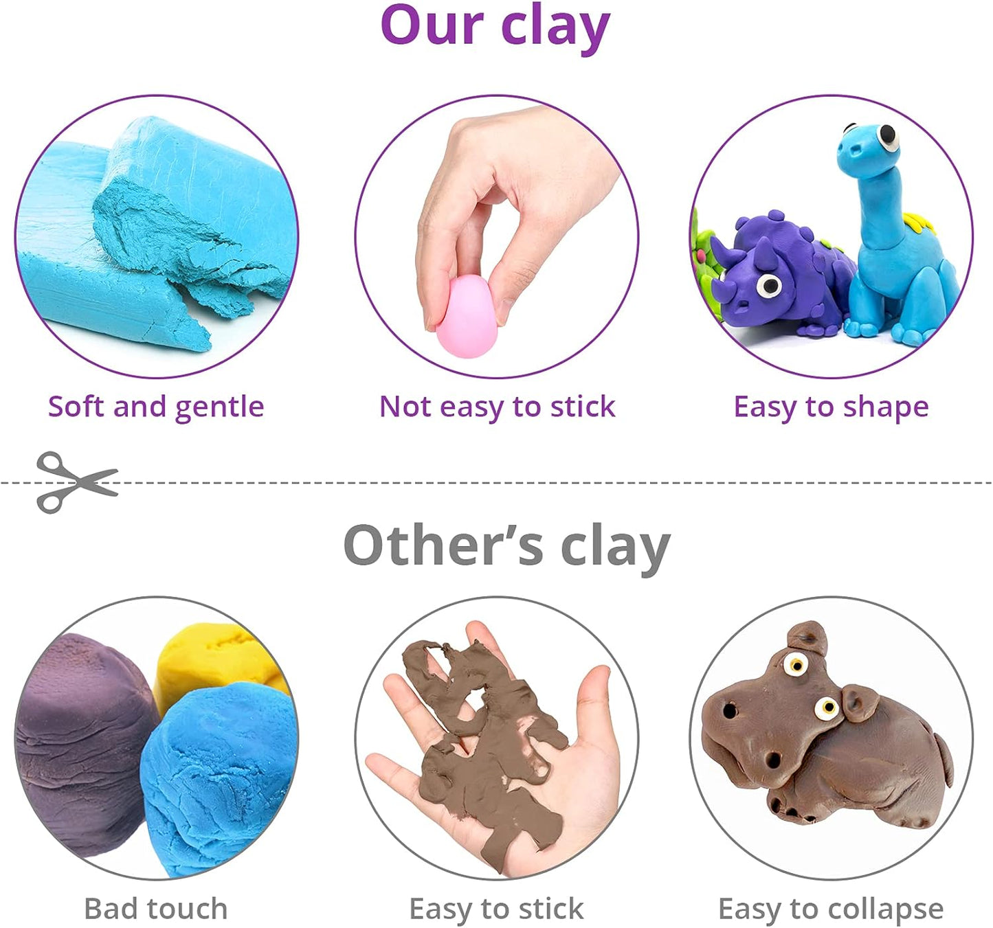 Ultra-light Clay 50g Bagged Children's Playdough DIY Craft Toys
