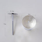 Miniature Clay Cake Crafting Base – Wooden & Stainless Steel Support Set