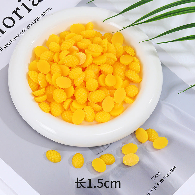 DIYChildren's Pretend Play Fruit Toys Miniature Fruits Orange Slices Strawberry Apple Slices