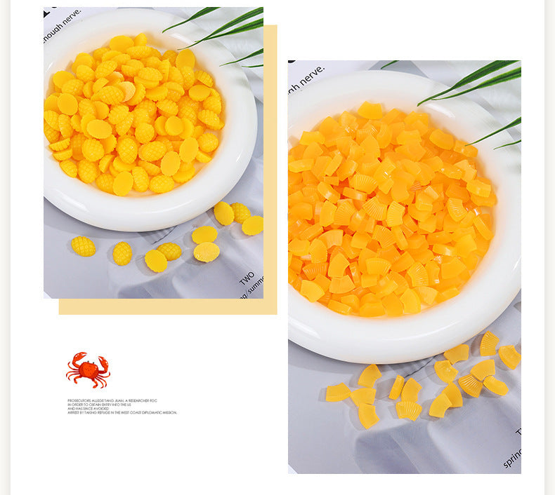 DIYChildren's Pretend Play Fruit Toys Miniature Fruits Orange Slices Strawberry Apple Slices