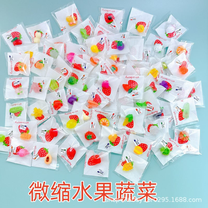 Mini Simulation Food Play DIY Set - A Tiny Dessert World for Pretend Play